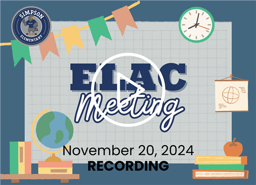 ELAC Meeting November 2024